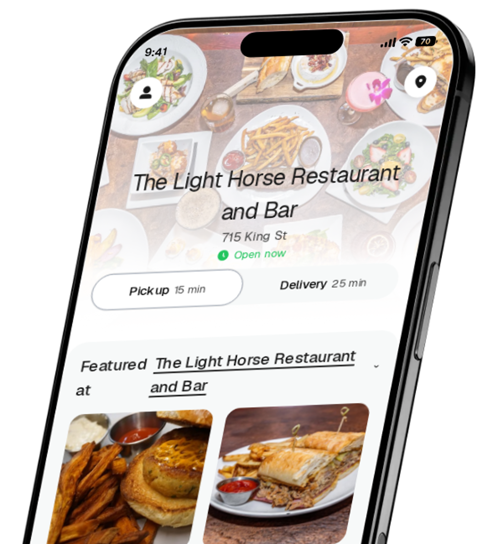 The Light Horse Restaurant and Bar app preview