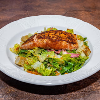 Blackened Salmon Caesar Salad